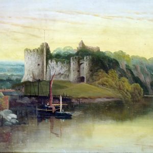 Chepstow Castle Painting